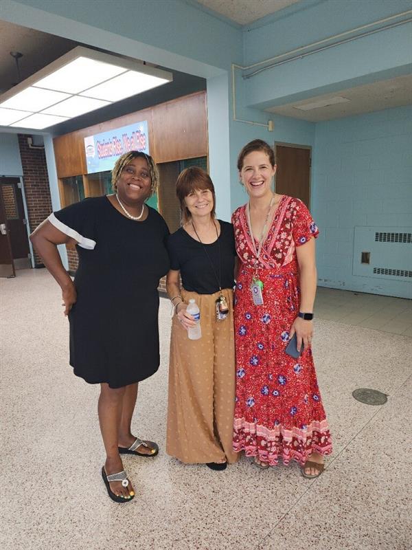 3 teachers posing